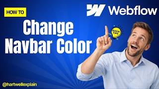 How to Change Navbar Color With Background in Webflow