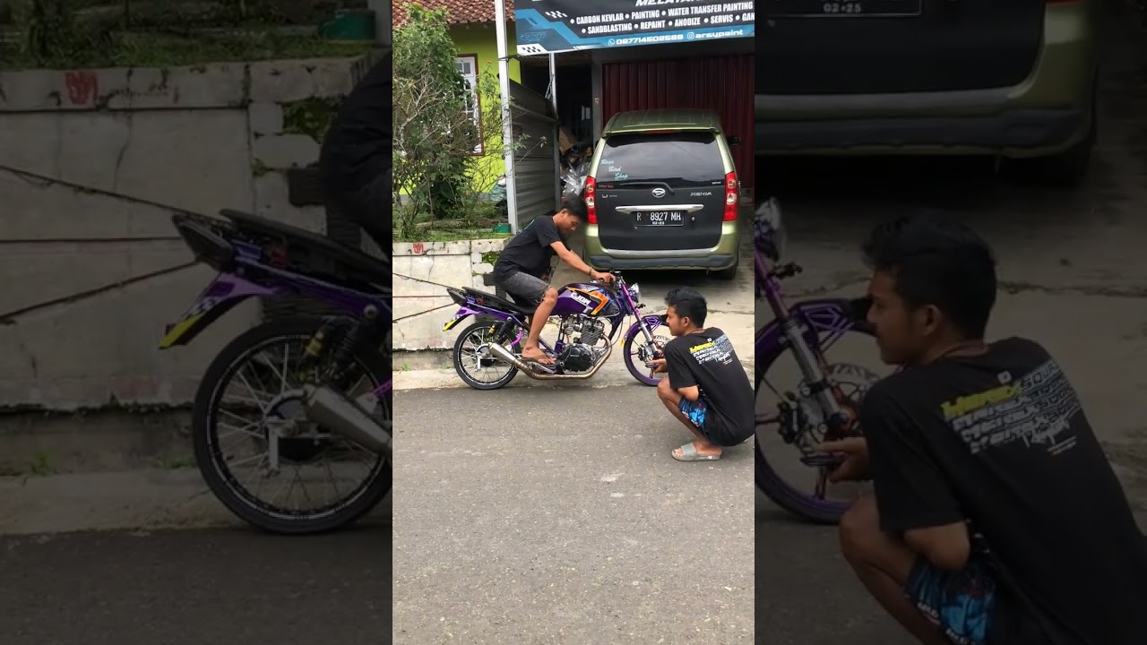 suara knalpot mirip petir smua kaget termasuk saya 