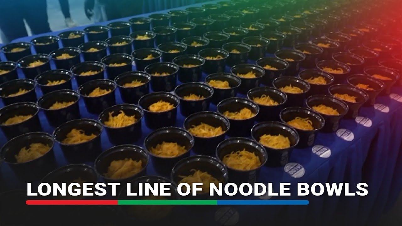 Malabon nasungkit ang Guinness World Record sa 'longest line of noodle ...