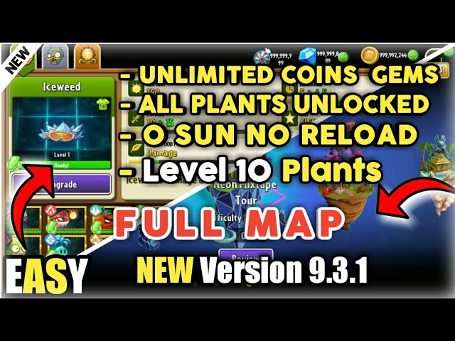 Plants vs. Zombies 2 v7.9.3 (Mod Coins/Gems)