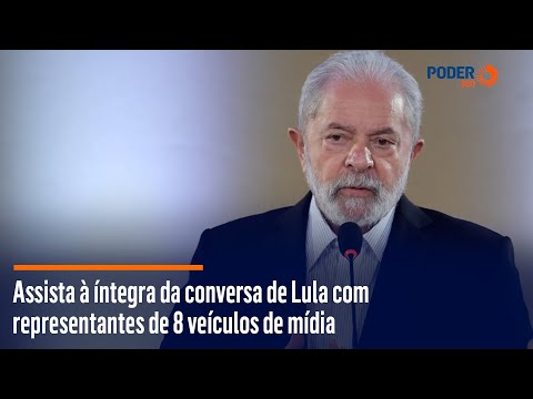 Assista à íntegra da conversa de Lula com representantes de 8 veículos de mídia