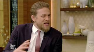 Charlie Hunnam Talks About Swimming with a Mule in 