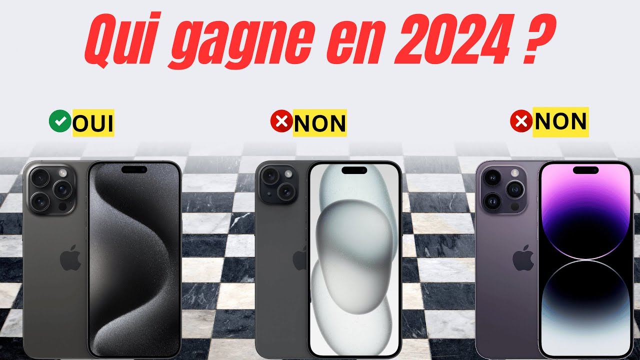 Les 3 (vrais) Meilleurs iPhone en 2024 - YouTube