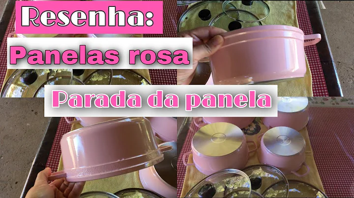 Resenha: panelas rosa da parada da panela ps uso/ ...