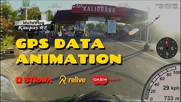 Motovlog Wisma UGM Kaliurang Yogyakarta - Using Strava Dashware