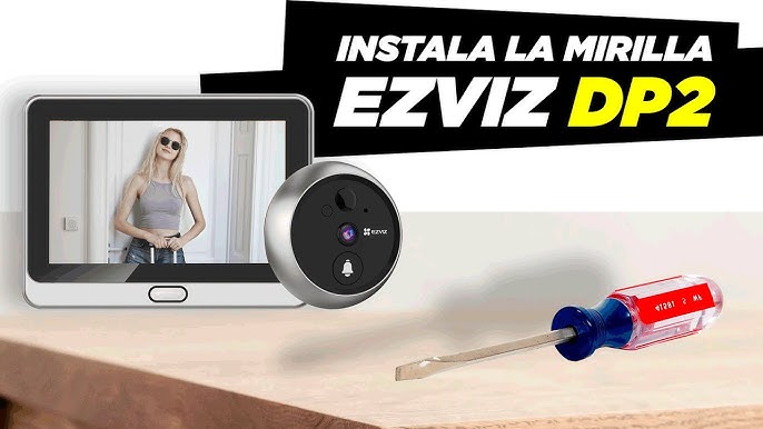 Kit videoportero Ezviz inalámbrico Mirilla inalámbrica + Monitor 4,3