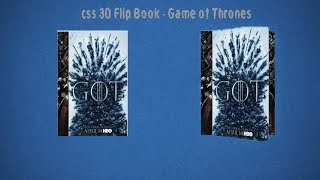 CSS 3D Animated Flip Book for Game of Thrones screenshot 4