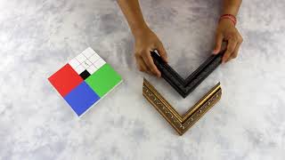 Corner Samples - Custom-made Picture Frames: 1-1/4" Antique W/ beaded Combo Collection