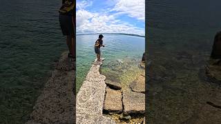 😂😱🐠CATCH FISH🎣🏝️🇵🇼 TRALALA 🎵 #fishing #micronesia #palau