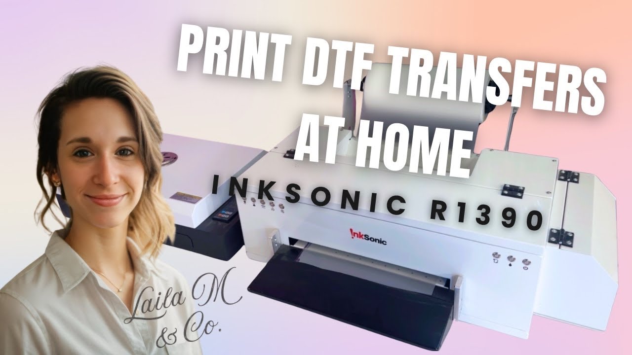 Как печатать DTF-трансферы дома с помощью Inksonic R1390!