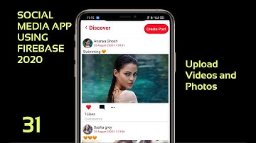 Upload image  in firebase || Post videos and photos || Firebase 2020