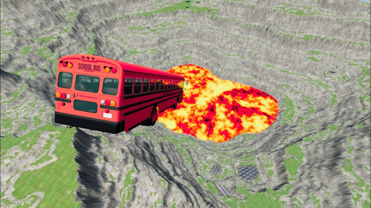 BeamNG.Drive - Leap Of Death Car Jumps and Falls Crashes #18