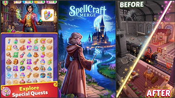SpellCraft: Wizard Merge Game Gameplay Mobile Android