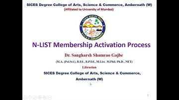 N LIST Member Activation Process