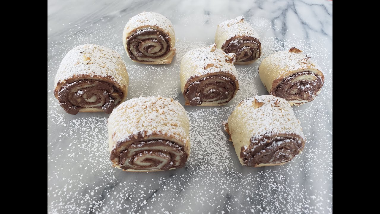 How to make the best nutella rolls (a recipe from Ottolenghi) - YouTube