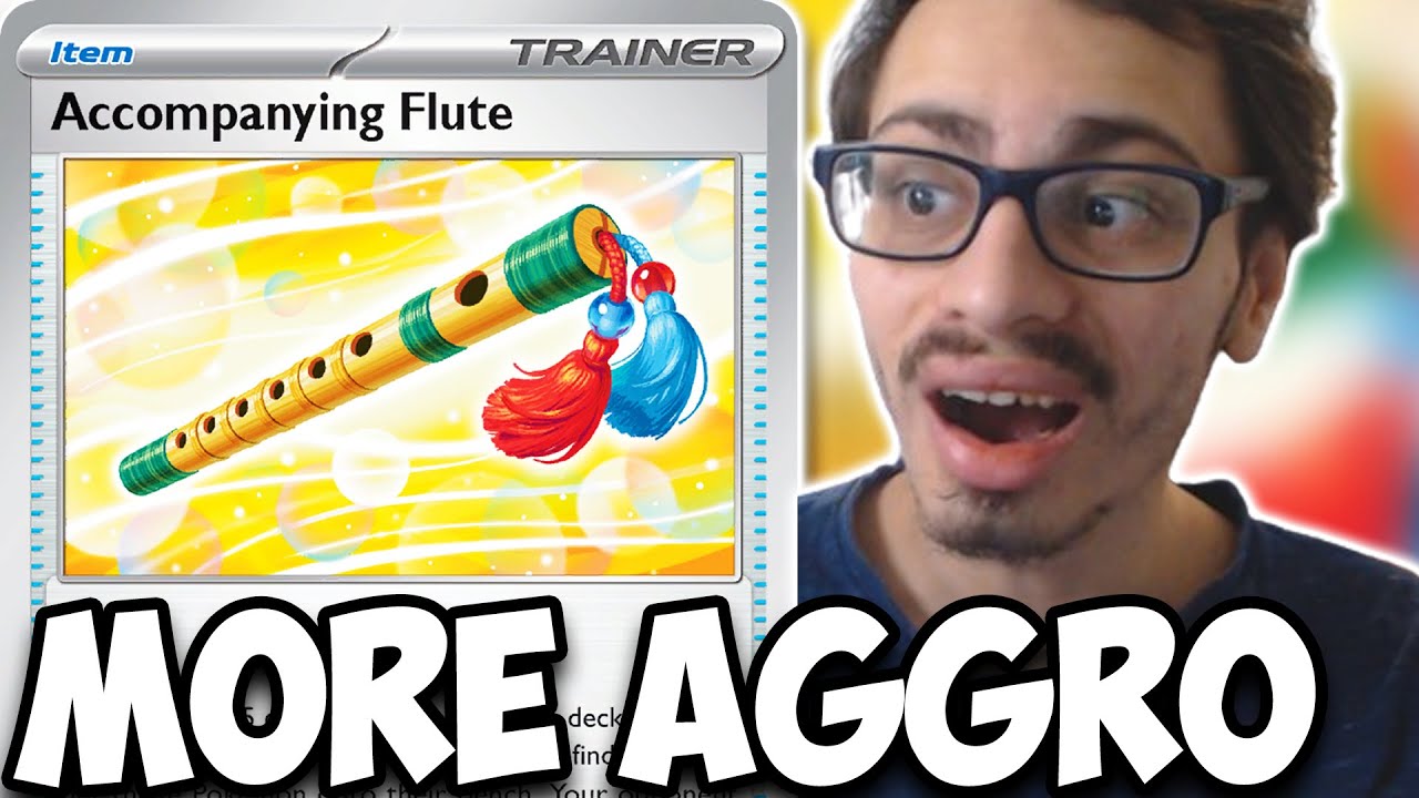 accompanying flute pokemon card Makes This Even More Aggro & Stronger! FORCE Out PTCGL Pokemon - Twilight Masquerade -