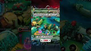 Vale Savage Moment! 🔥 #Vale #mlbb #fyp #savagemobilelegends #shorts