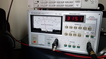 Sample 3 HEAD tape deck WOW-FLUTTER test.