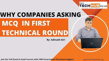 Why companies asking MCQ  in first technical round | Giri