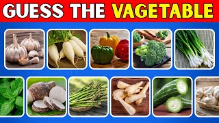 Guess the 50 Vegetables in 3 Seconds | Fast Vegetable Quiz Challenge | Test Your Memory!