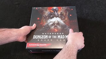 Waterdeep : Dungeon of the Mad Mage Unboxing (board game)