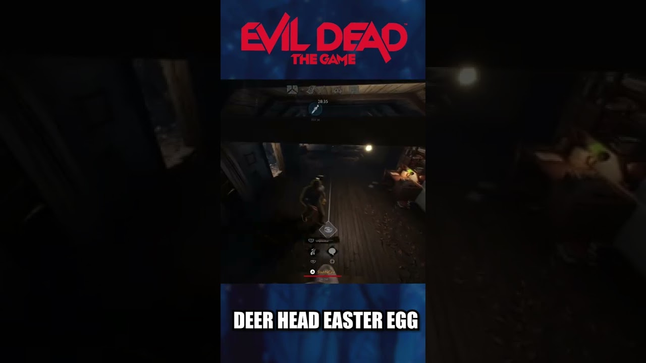 You can possess the deer head in Evil Dead: The Game… #EasterEgg