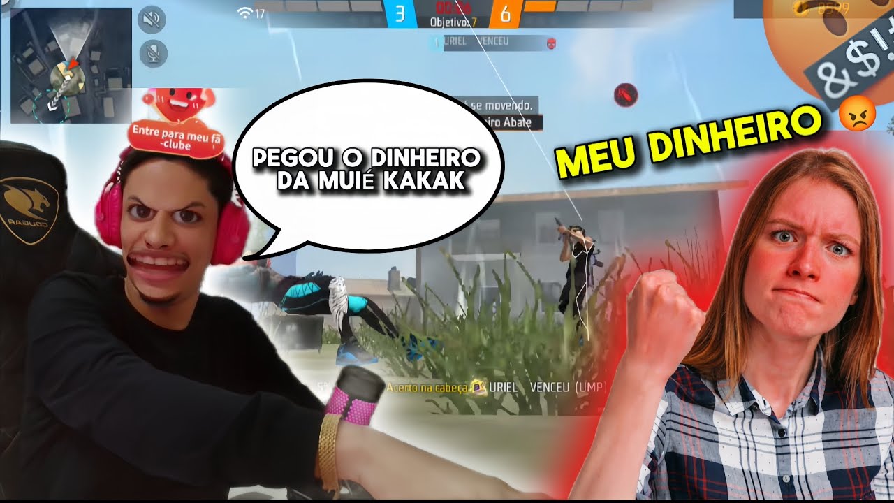 Ele pegou o dinheiro do cabelo da muié pra jogar AP 🤣(Uriel Xiter)