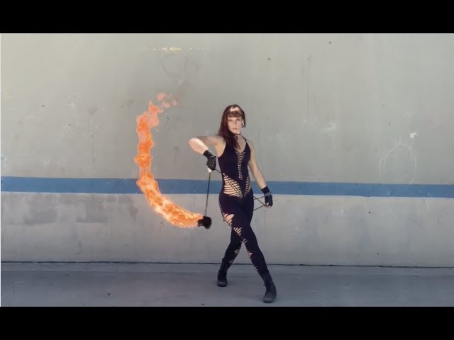 An-Ten-Nae Rope Dart Fire Flow Arts 