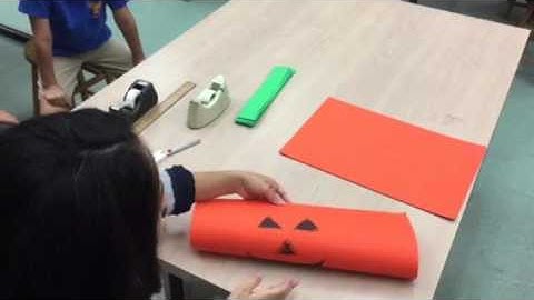 How to Create your own Pumpkin Paper Lantern