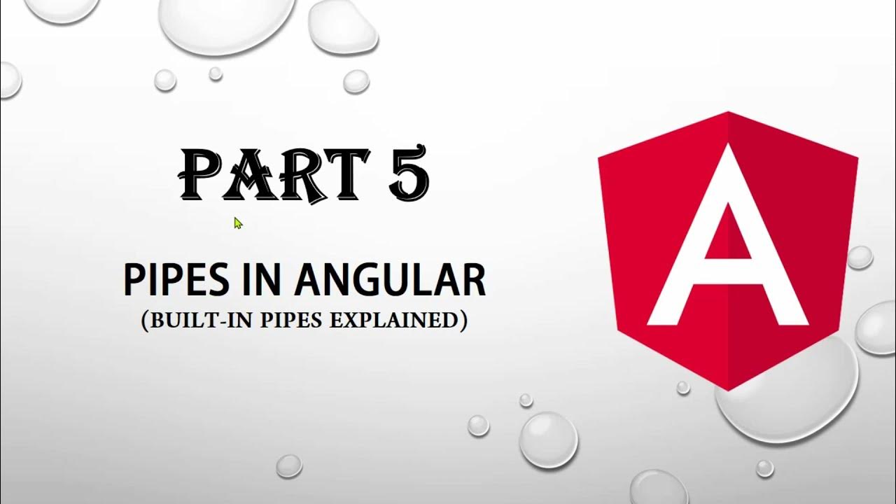 PART 5 Understand PIPES in Angular in detail with easy examples YouTube