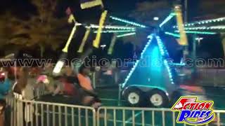 Dixie Twister Swing Ride for sale - Direct from the ORIGINAL manufacturer The Swing Ride is one of the most popular attractions in the USA. Our Dixie Twister Swing seats 30 children or 20 adults. The video