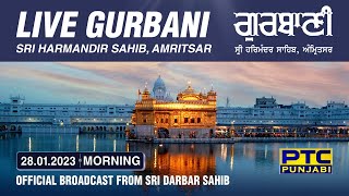 Official Live Telecast from Sachkhand Sri Harmandir Sahib Ji, Amritsar | PTC Punjabi | 28.01.2023
