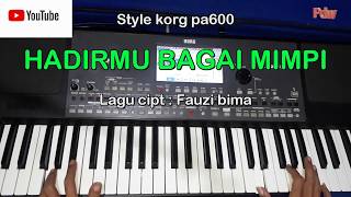 hadirmu bagai mimpi Karaoke dangdut cover style korg pa