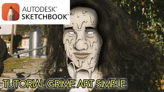 TUTORIAL GRIME ART | AUTODESK SKETCHBOOK | ANDROID