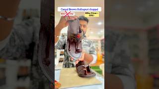 🤩Best Casual Brown Kolhapuri Chappal For Mens In Under 1000 /- | SHOP NOW:- www.kolhapuri wala.com