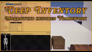 Deep Inventory 4: Spell making, UI, Dialogue, Sounds, Skills, Magic