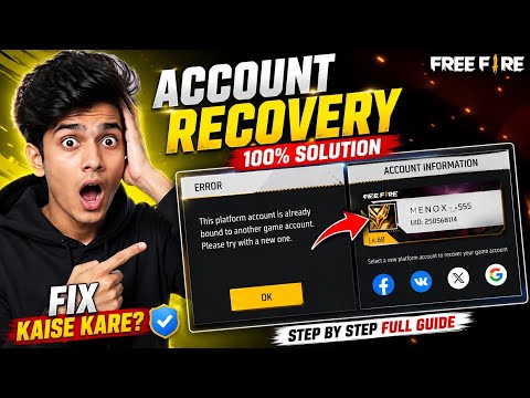 This platform is already bound to another game account problem Free Fire | How to fix this issue