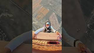 Jumping From A Air Balloon 🪂 #airballoon #thrilling #skydiving
