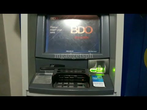 HOW TO WITHDRAW MONEY IN A BDO ATM MACHINE USING UNION BANK ATM CARD UPDATED 2022|MgadgetsPh