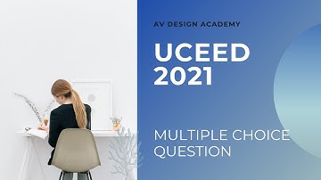UCEED 2021 | MULTIPLE CHOICE QUESTION | QUESTION 57 | AV DESIGN ACADEMY