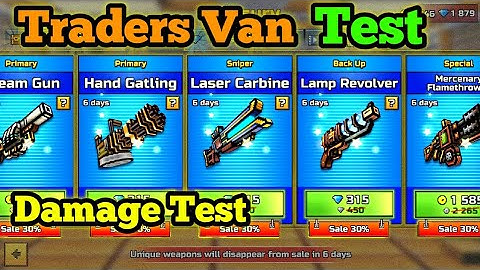 New Traders Van Weapons Test in Pixel Gun 3D