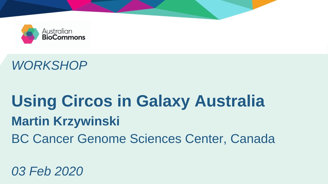 WORKSHOP: Using Circos in Galaxy Australia