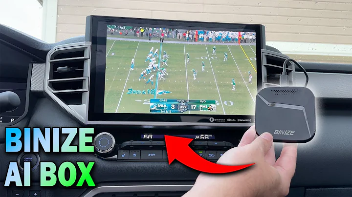 BINIZE CarPlay AI Box - Watch Netflix, YouTube, Hulu, Sports