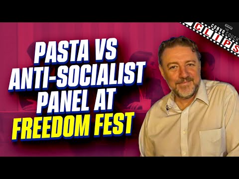 Pasta VS Anti-Socialist Panel At Freedom Fest