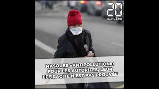 Masques «antipollution»: Pour les autorités, leur efficacité n'est pas prouvée