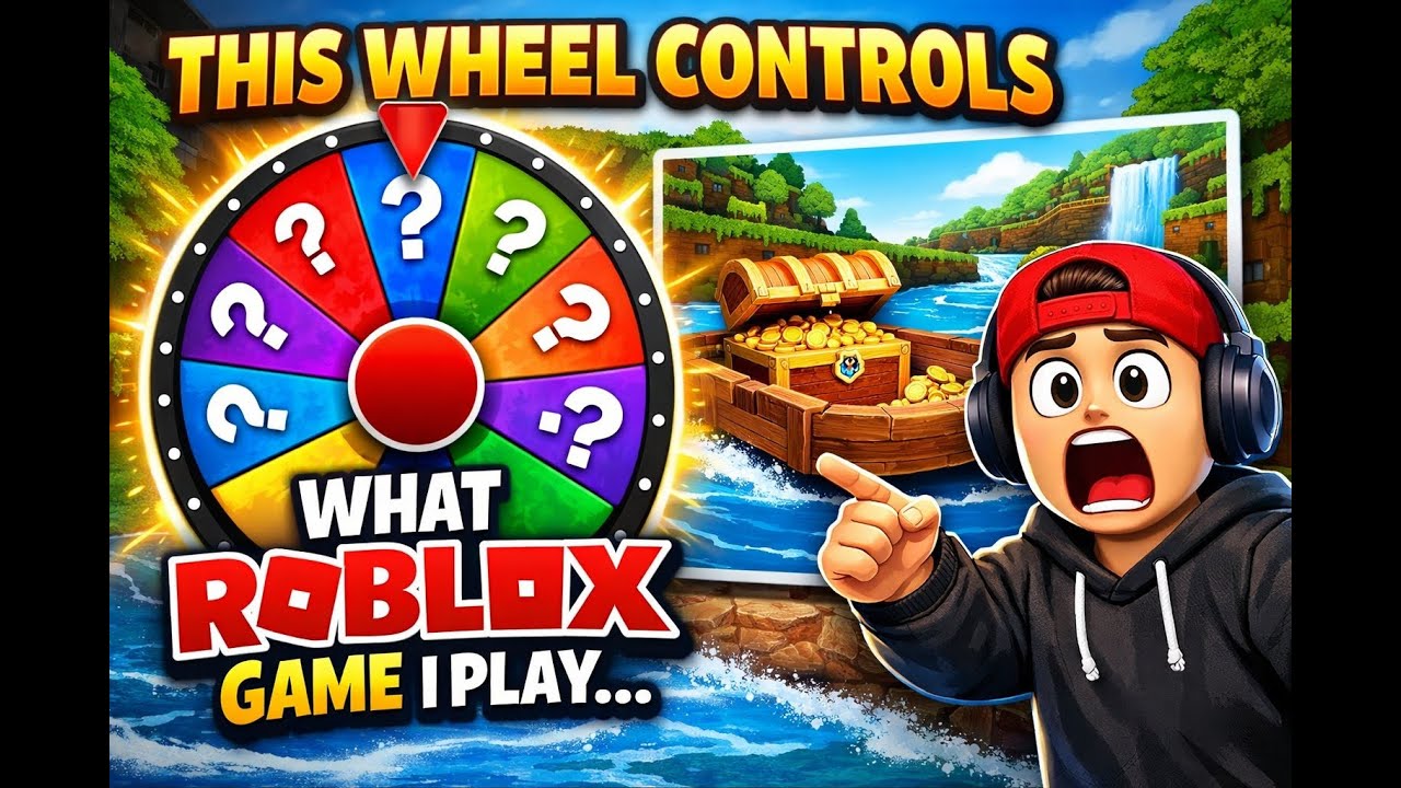 This Wheel Controls What Roblox Game I Play… - YouTube