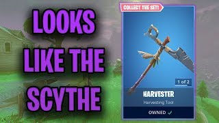 Fortnite Harvester Pickaxe Gameplay Looks Like The Scythe? Fortnite Battle Royale