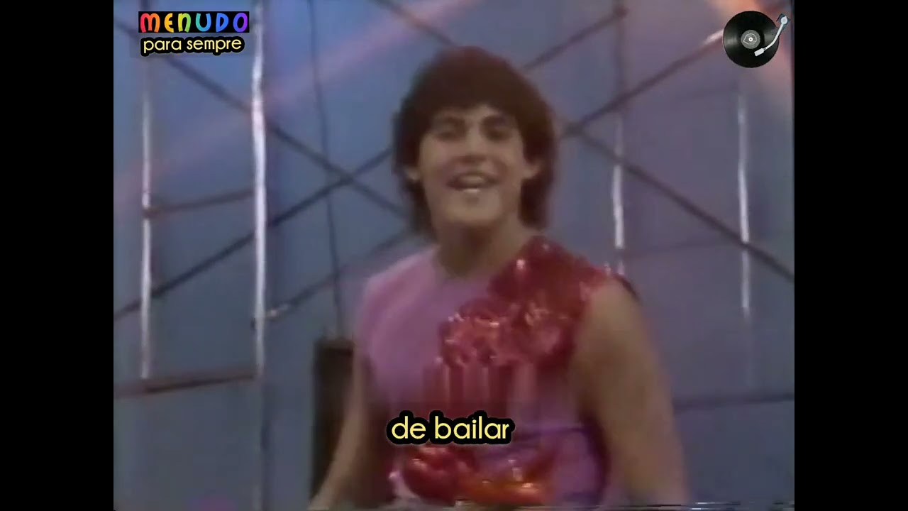 Menudo - Yo seré tu bailarin - 1984 em La gente joven de Menudo.