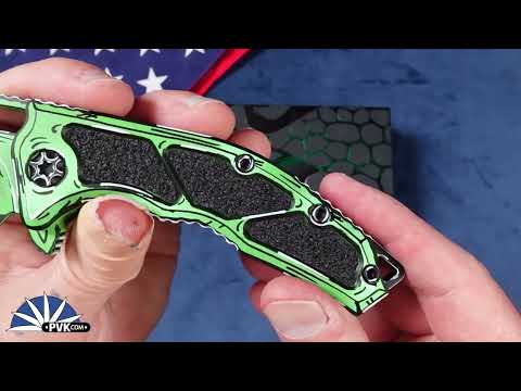 Heretic Knives Medusa Manual, Toxic Green Cel Shade Recurve Blade, Toxic Green Cel Shade Chassis
