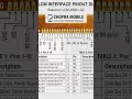 (Keywords) LCD pinout, LCM pinout, 20 pin display, mobile display pinout, feature phone LCD,